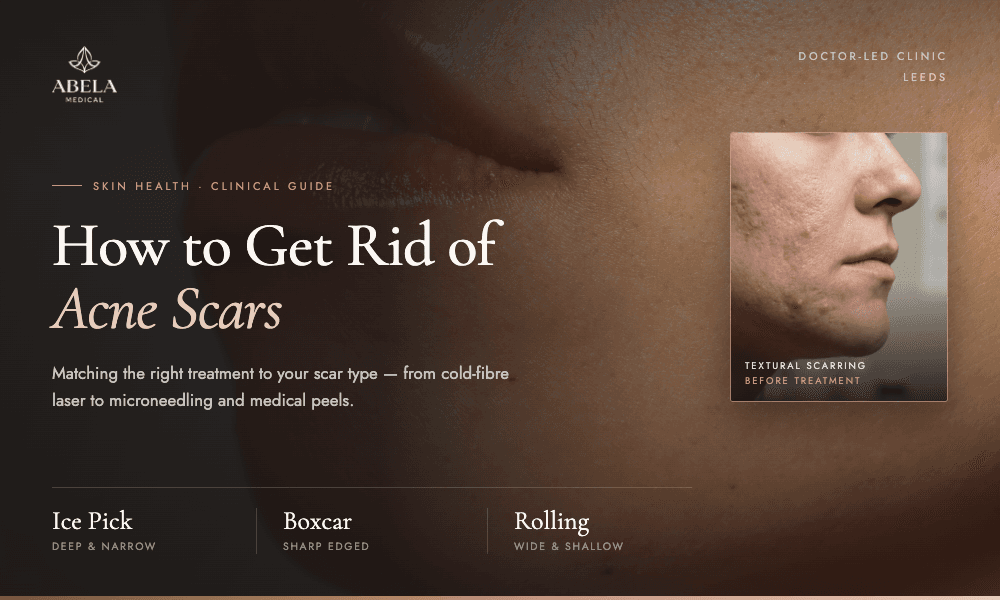 How to get rid of acne scars, explained by Abela Medical